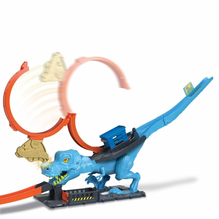 Hot Wheels City T-Rex Chomp Down Playset