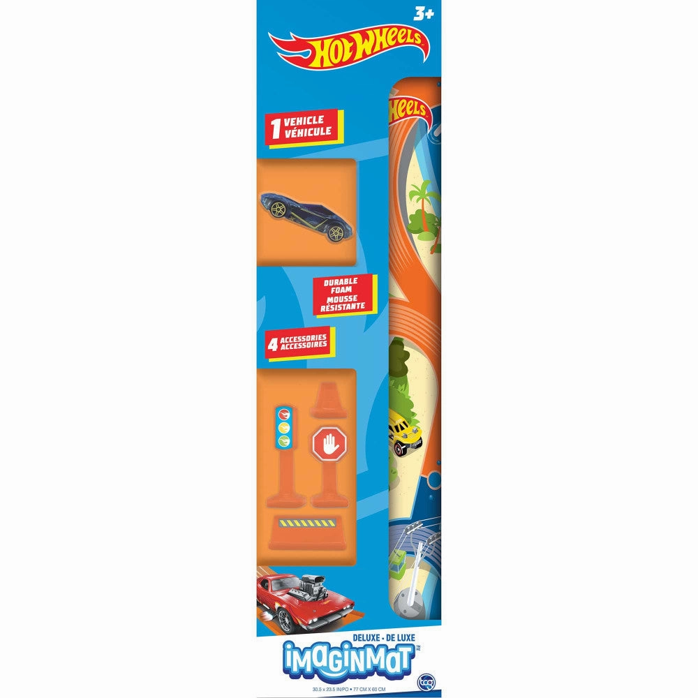 Hot Wheels Imaginmat: Deluxe Interactive Playmat & Toy Car
