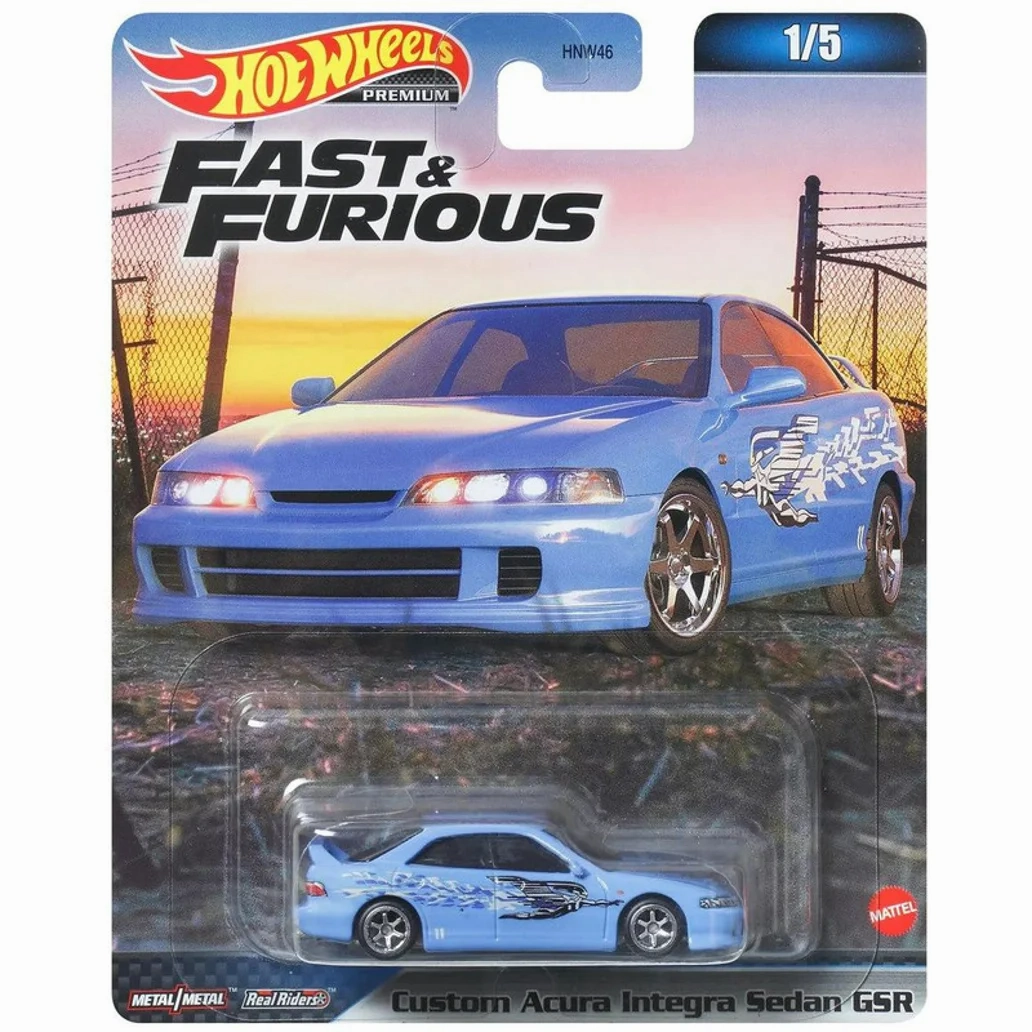 Hot Wheels Premium Fast And Furious - (956G) Custom Acura Integra Sedan Gsr