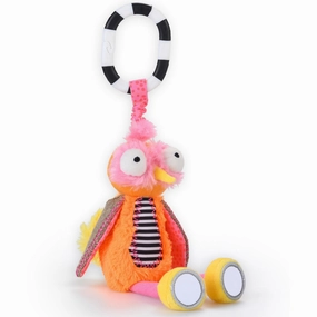 Inklings Baby Plush Chime & See Hanging Toy - Ollie The Oddball Oddbird