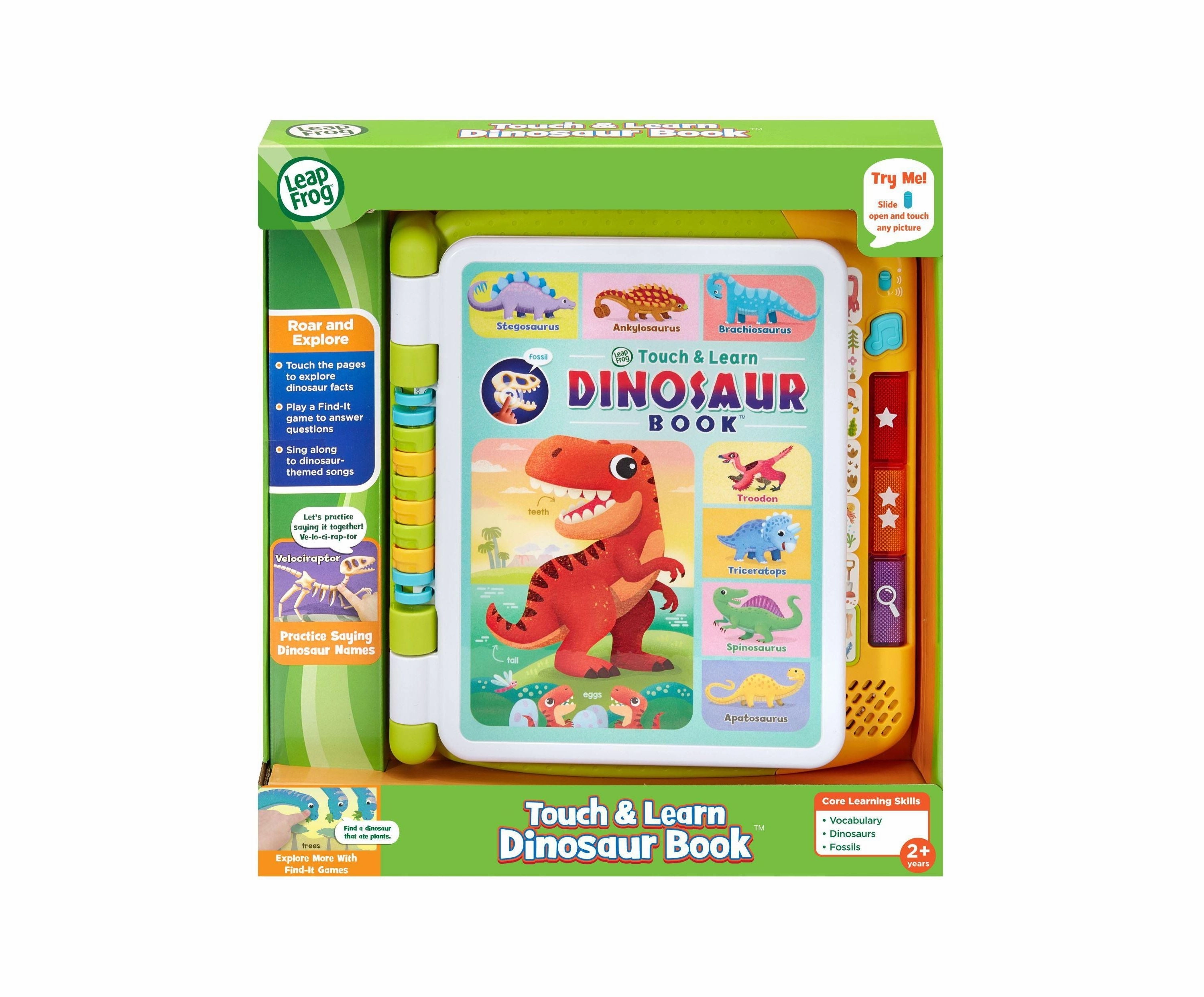 Interactive Dino Discovery Touch & Learn Book - Colorful Prehistoric Learning