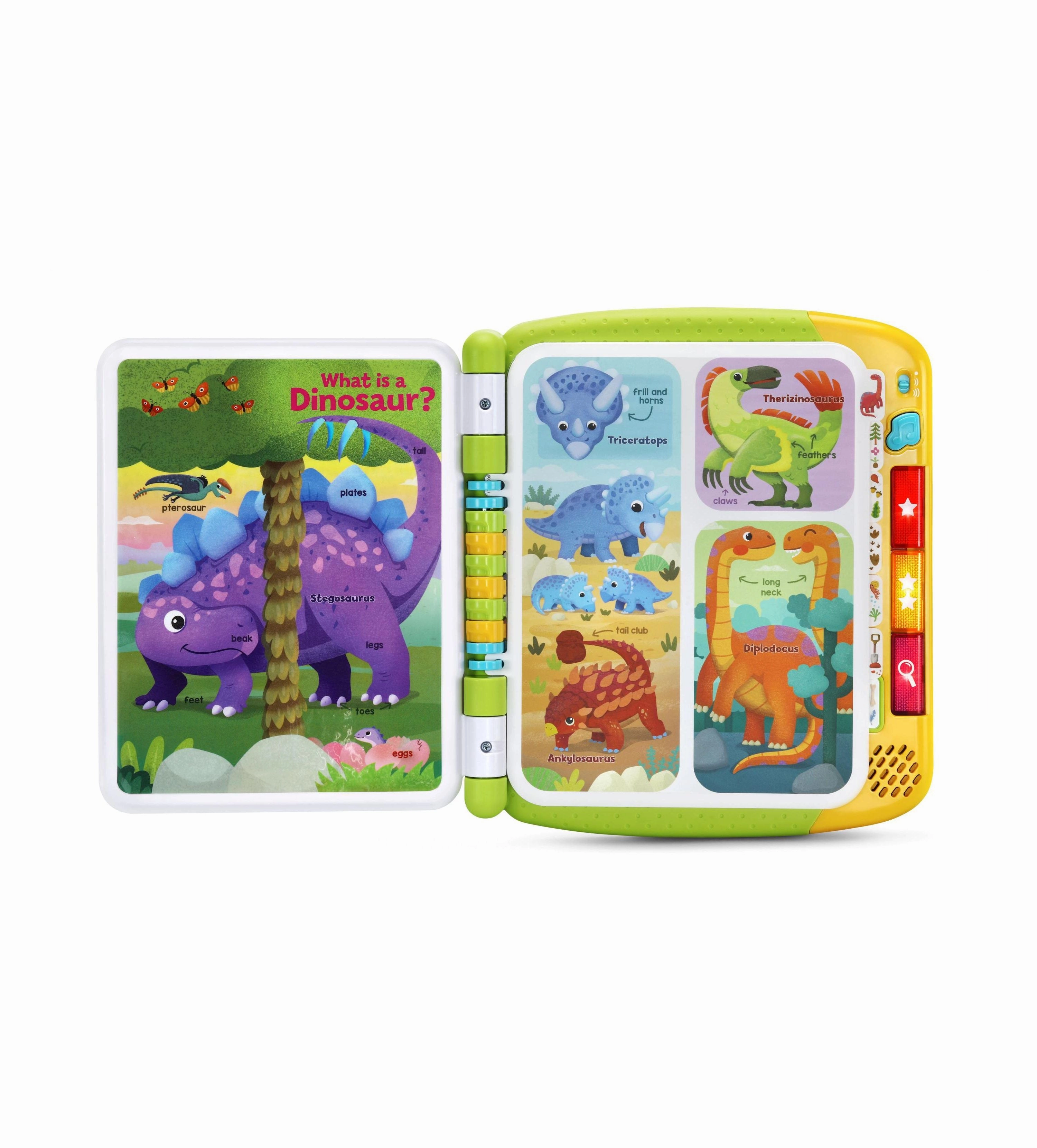 Interactive Dino Discovery Touch & Learn Book - Colorful Prehistoric Learning