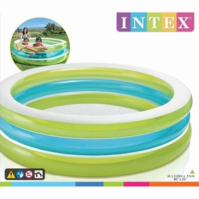 Intex 57489 Swim Center See Through Round Pool
