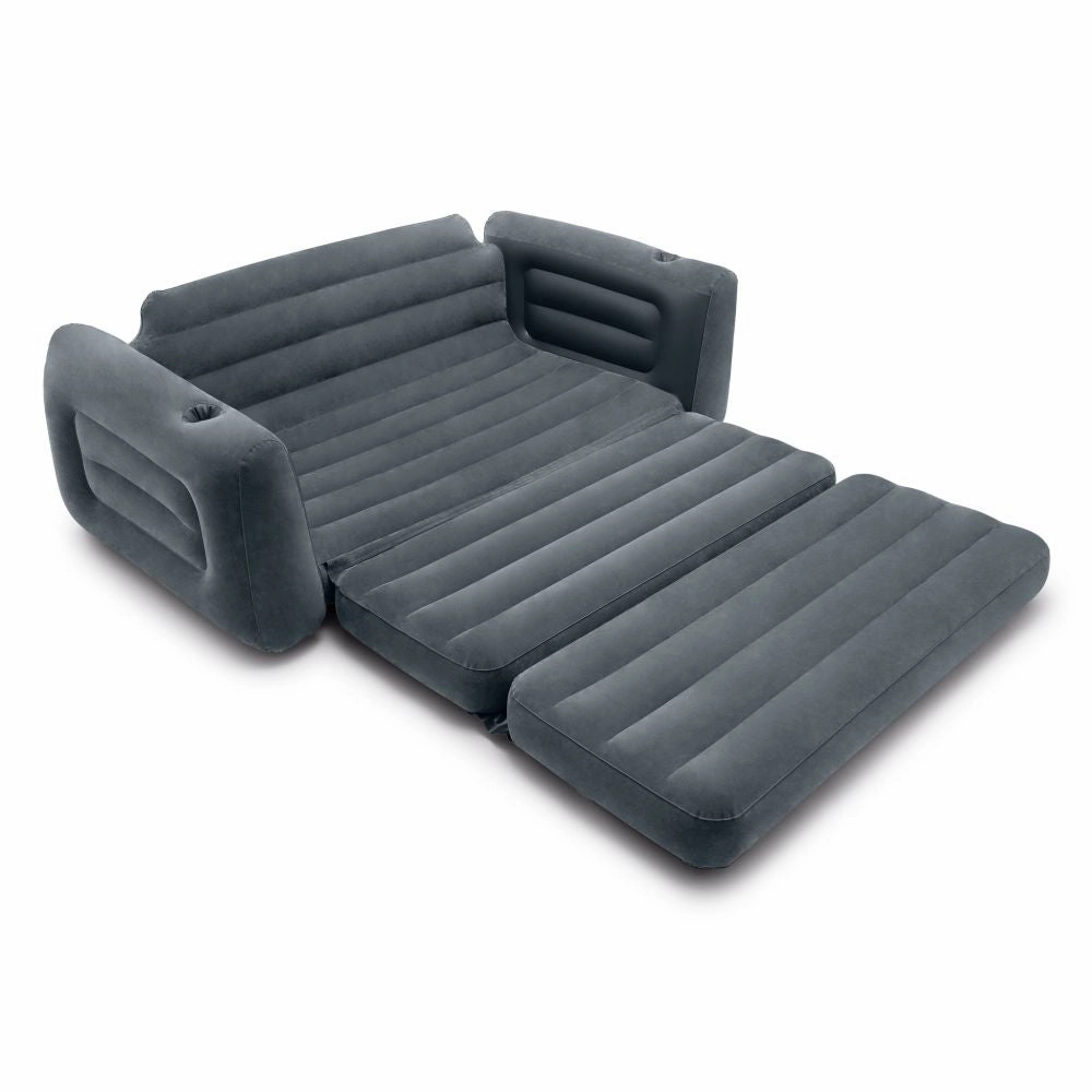 Intex Pull-Out Sofa Inflatable Bed  Grey