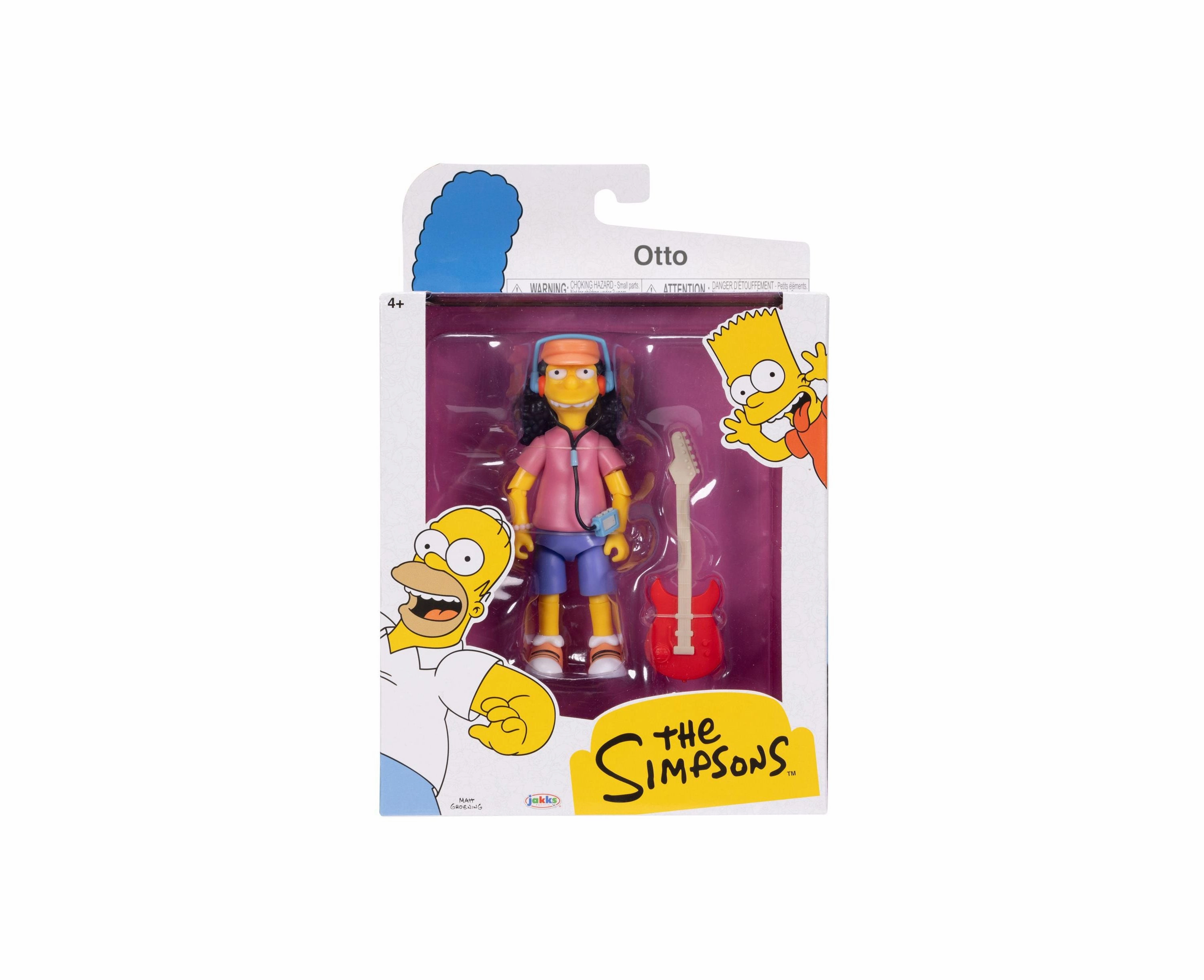 JAKKS Pacific The Simpsons 5-Inch Action Figure - Otto with Guitar