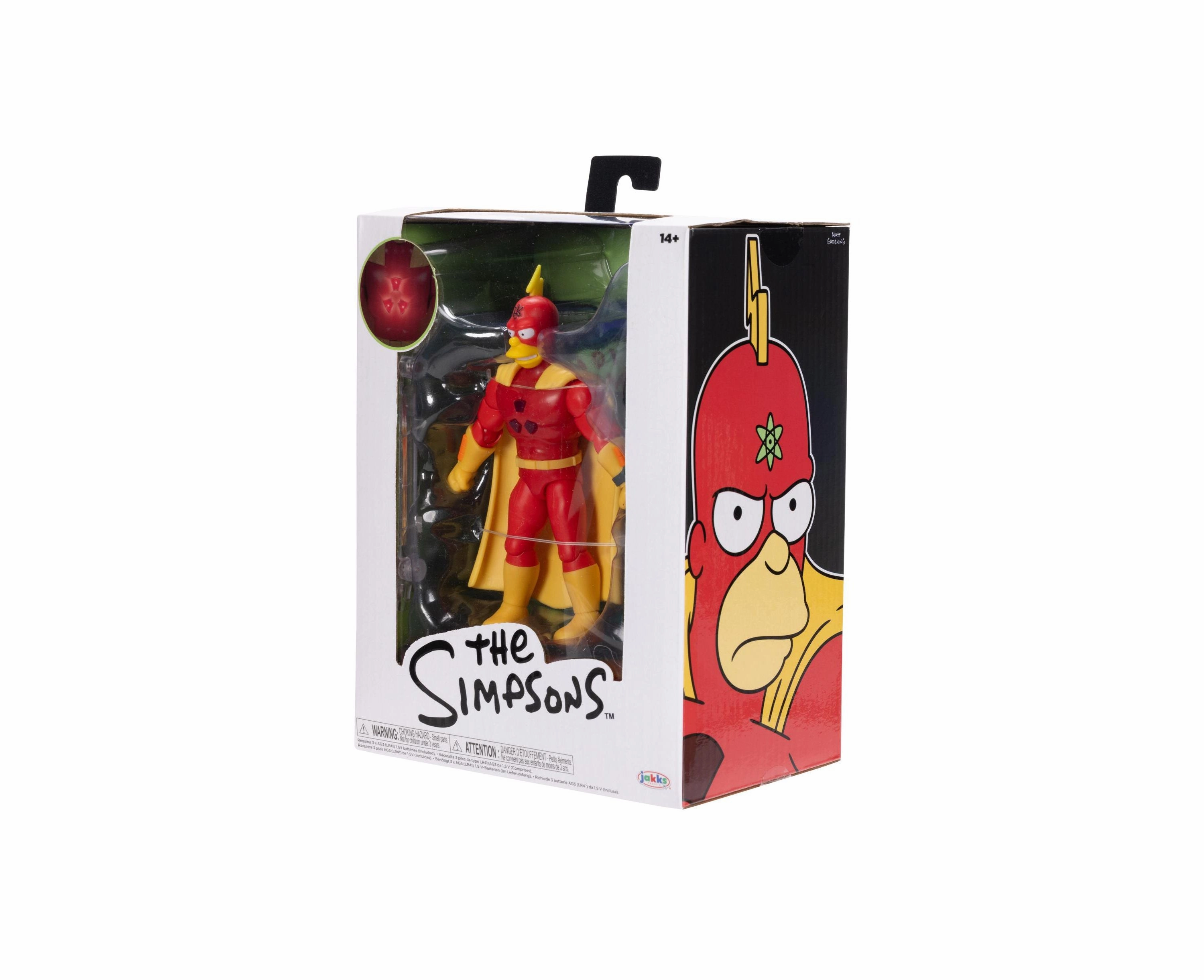 JAKKS Pacific The Simpsons 5-inch Radioactive Man Collectible Action Figure