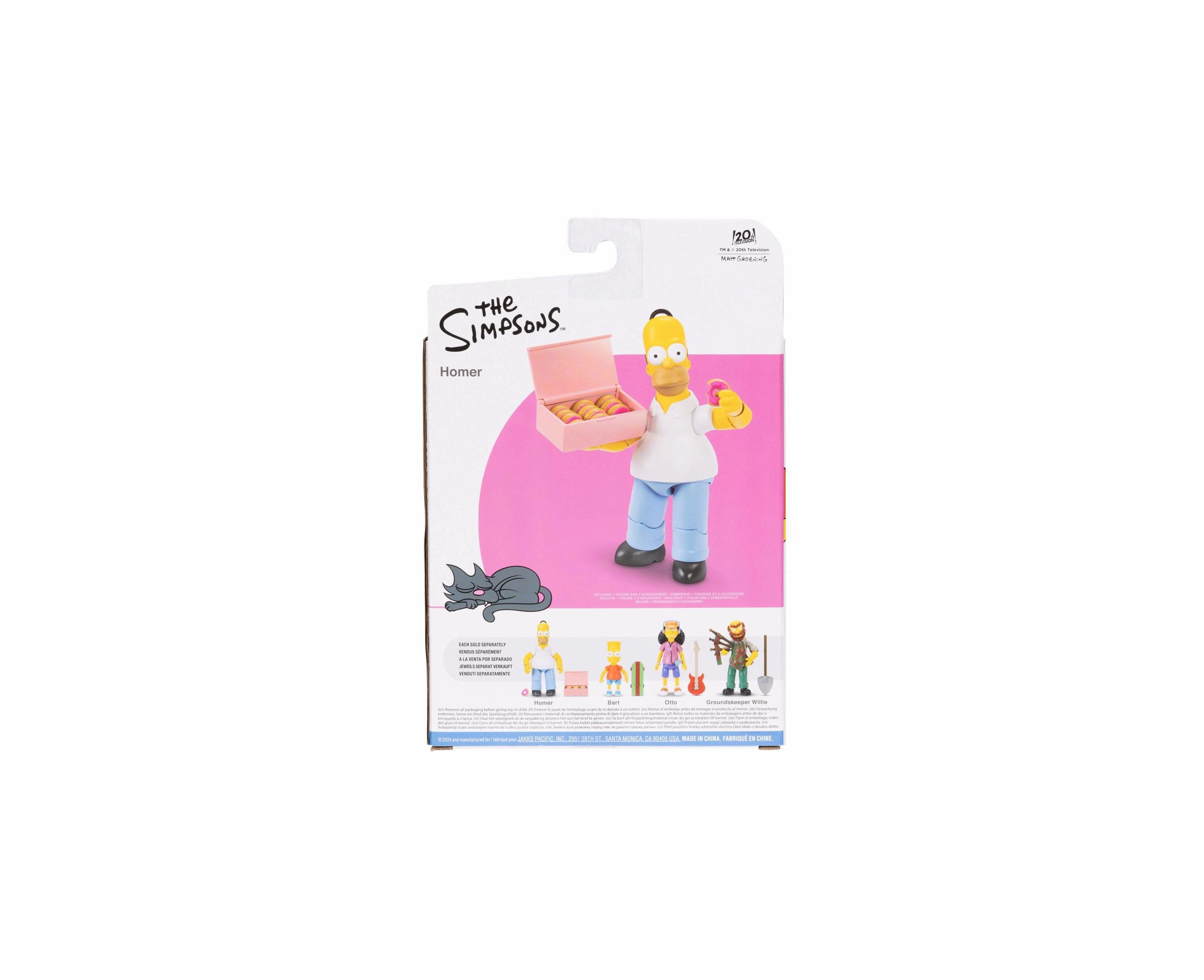 JAKKS Pacific The Simpsons 5-inch Scale Collectible Homer Simpson Action Figure