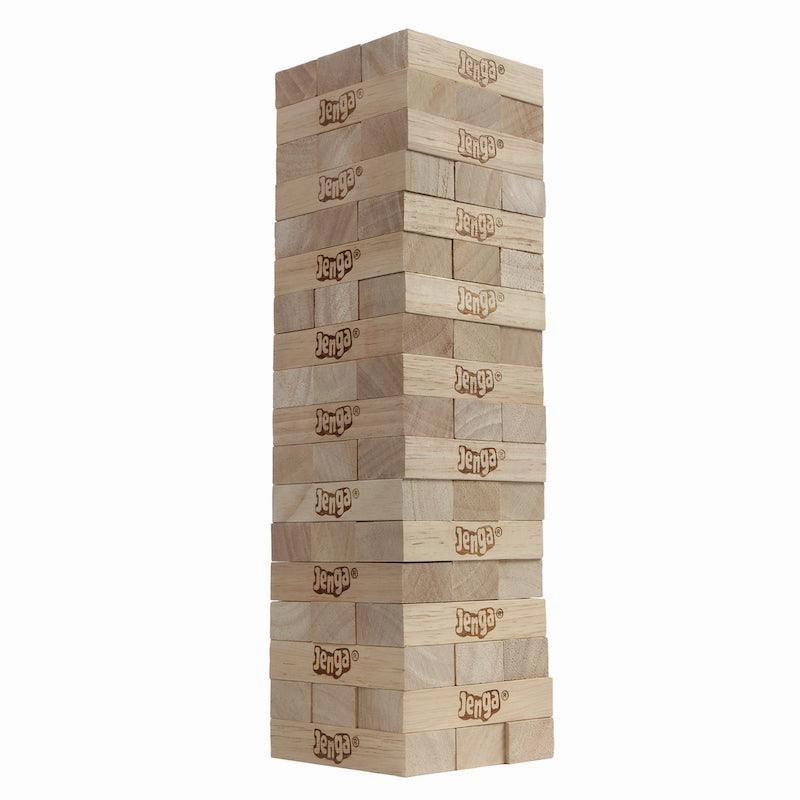 Jenga Tube Pack; Hardwood Blocks; Stacking Tower Game for Kids Ages 6 and Up, 1 or More Players