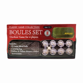 John N. Hansen Co. Deluxe Boules Bocce Ball Set with Carrying Case