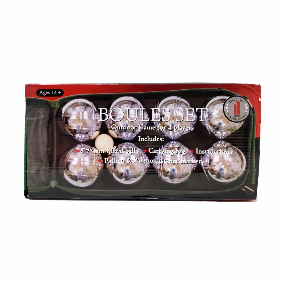 John N. Hansen Co. Deluxe Boules Bocce Ball Set with Carrying Case