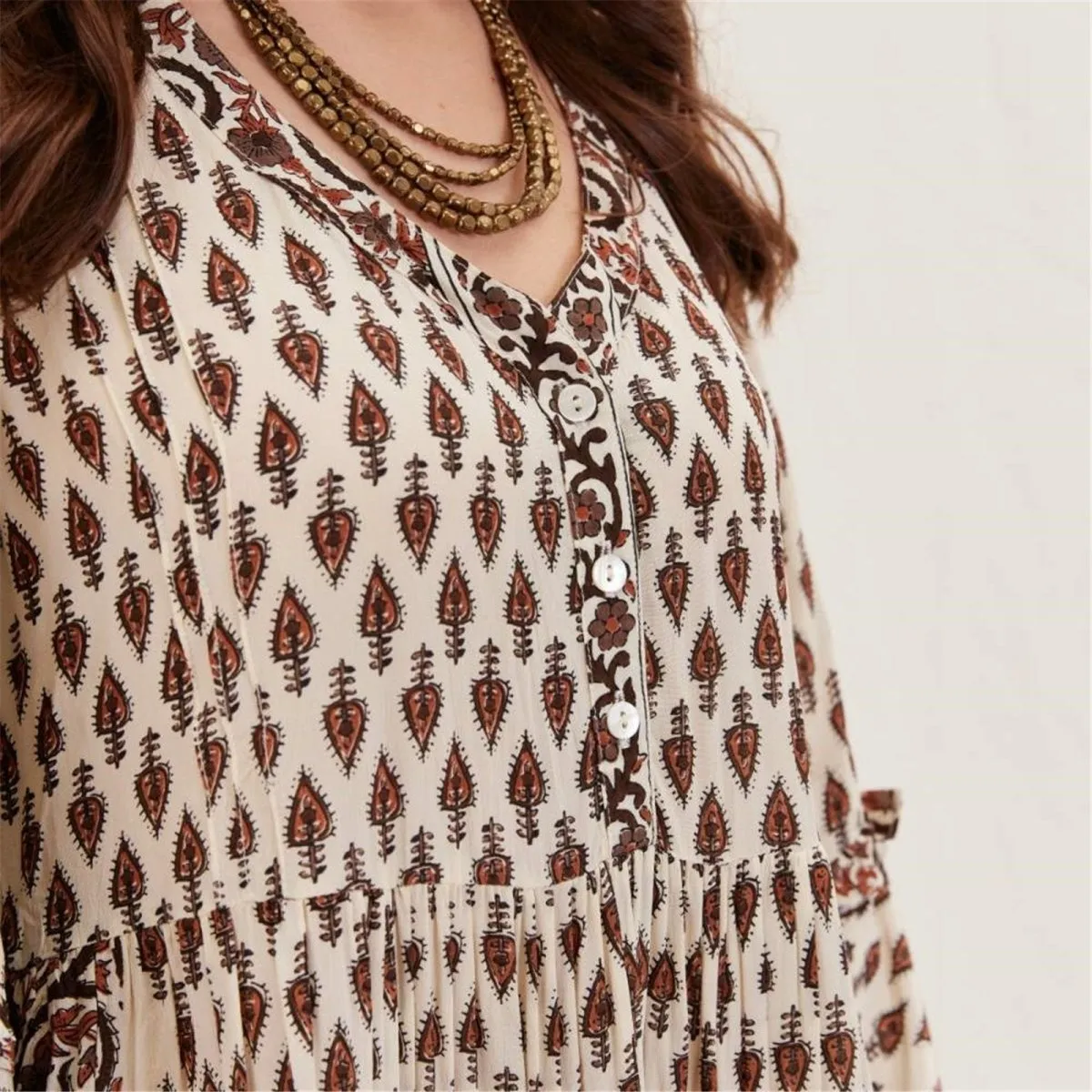 Julia Block Panel Midi Dress