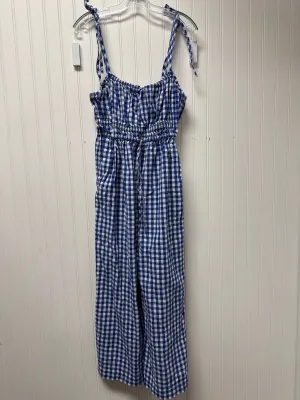 Jumpsuit Designer By Kate Spade In Blue & White, Size: L Kate Spade Bags