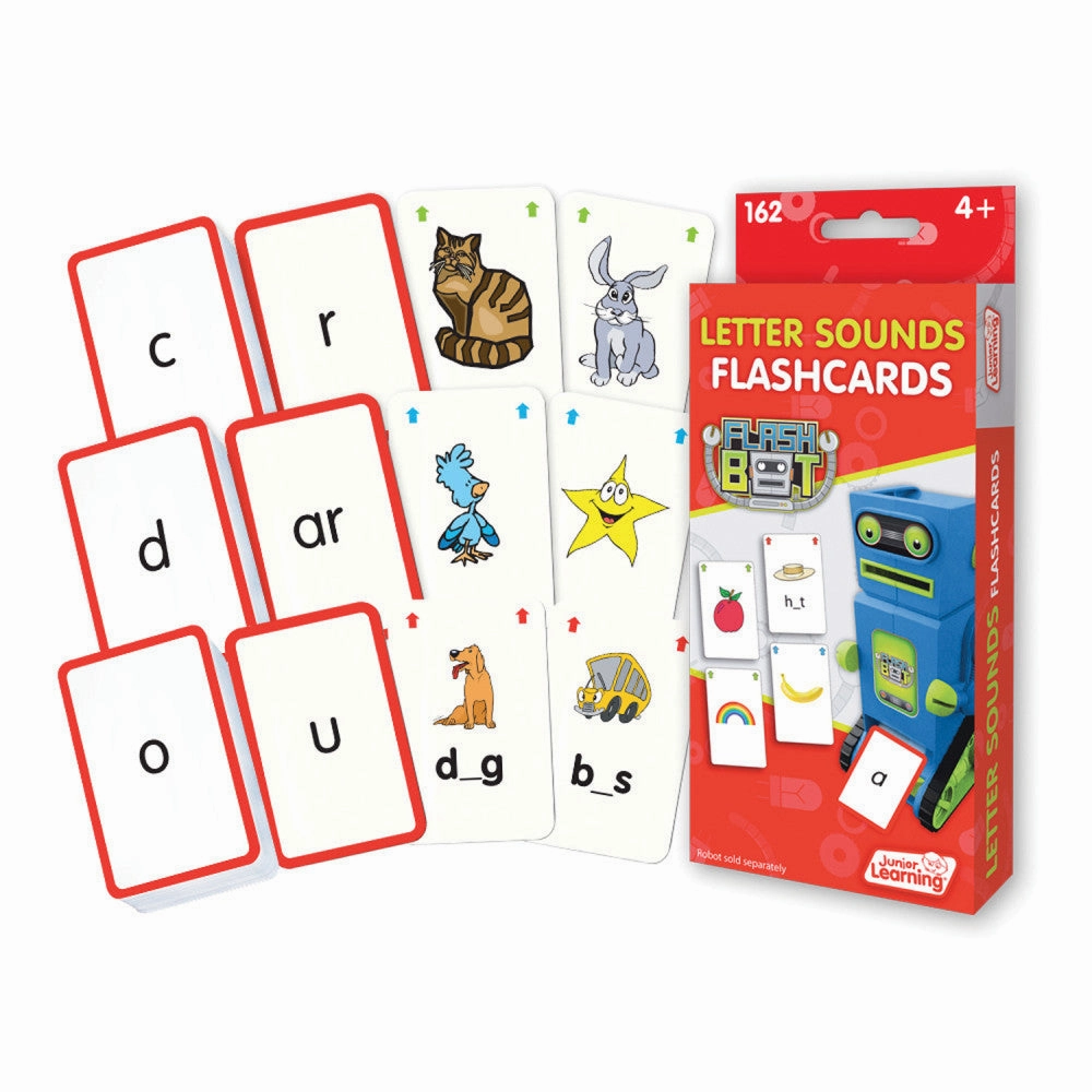Junior Learning Letter Sounds Flashcards - Educational Toy for Ages 4 