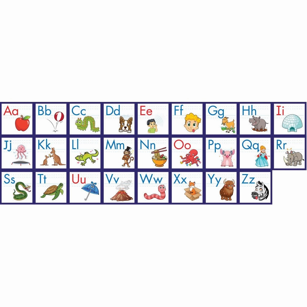 Junior Learning Rainbow Phonics Alphabet Poster - Educational Tool for Kids Ages 4 