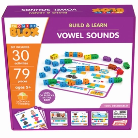 Junior Learning Rainbow Phonics Blox - Vowel Sounds Phase 5 - Educational Toy for Kids 5 