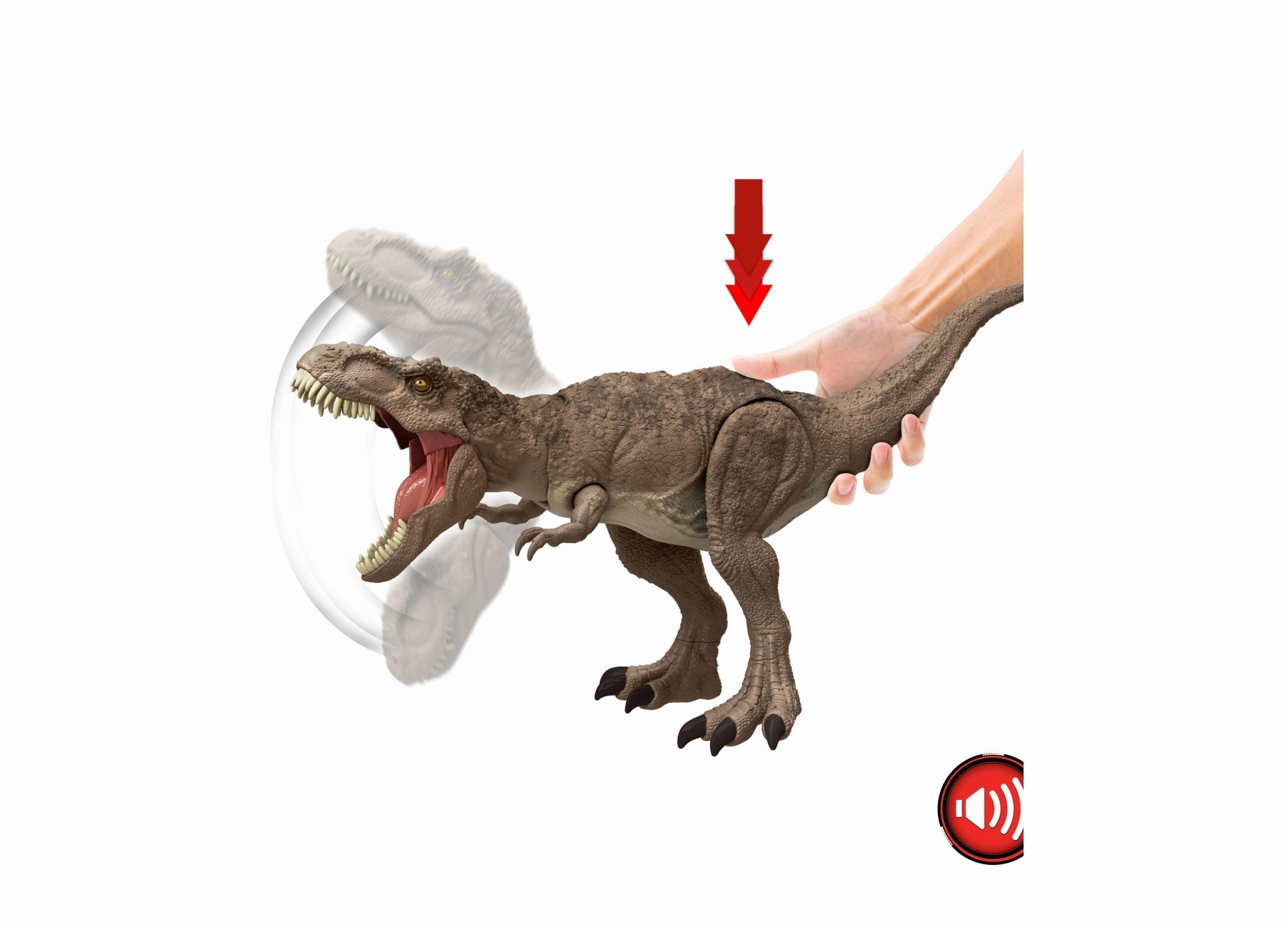Jurassic World All-Out Attack Tyrannosaurus Rex Dinosaur Action Figure Toy