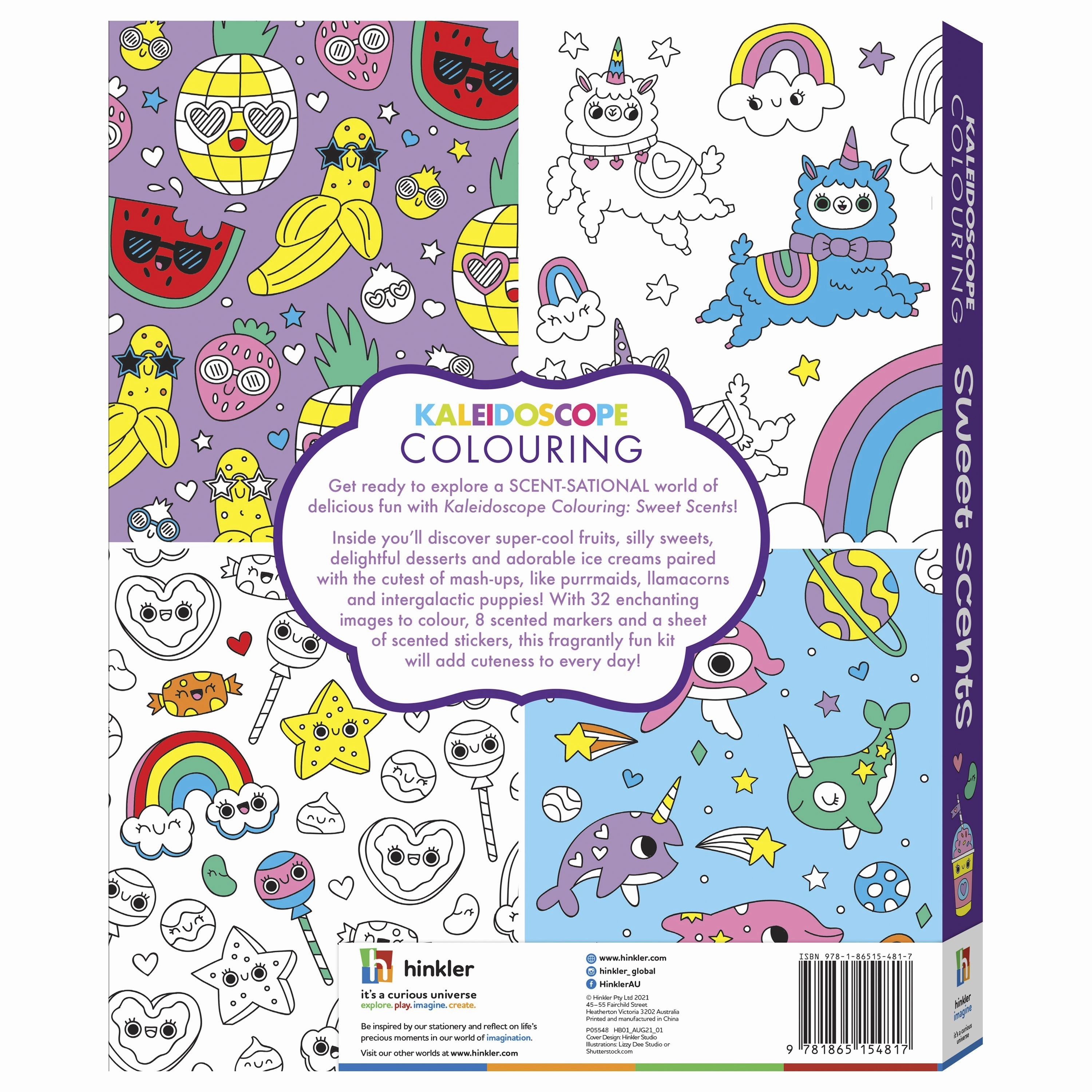 Kaleidoscope Colouring Kit: Sweet Scents