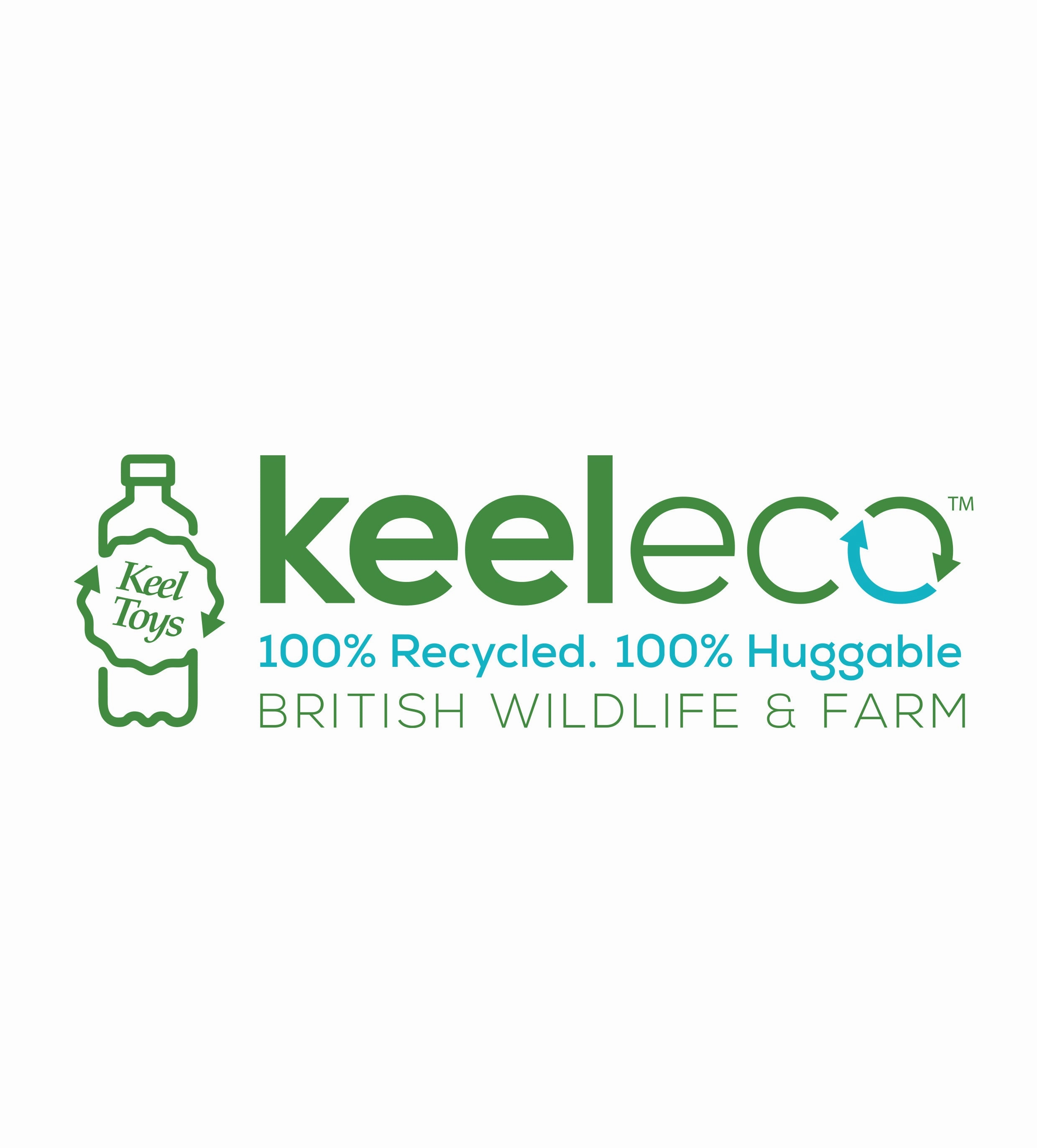 Keeleco 18cm Frog British Wildlife Recycled Soft Toy for All Ages