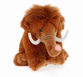 Keeleco 20cm Woolly Mammoth Fluffy Plush Soft Toy Suitable from Birth