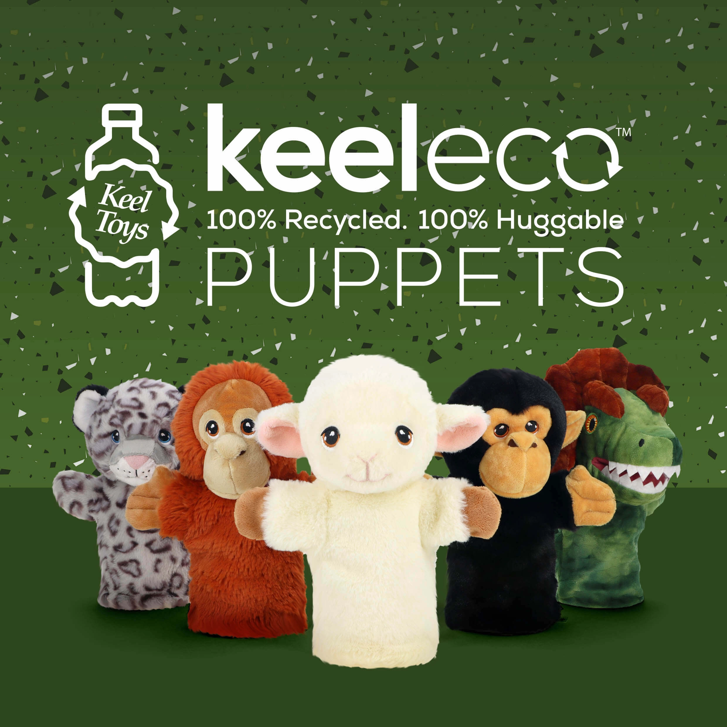 Keeleco 27cm Farm Animal Hand Puppet (8 Designs) Suitable from Birth