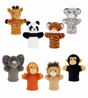 Keeleco 27cm Wild Animal Hand Puppet (8 Designs) Suitable from Birth