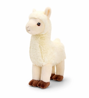 Keeleco 30cm Llama Recycled Farm Animal Soft Toy Suitable from Birth