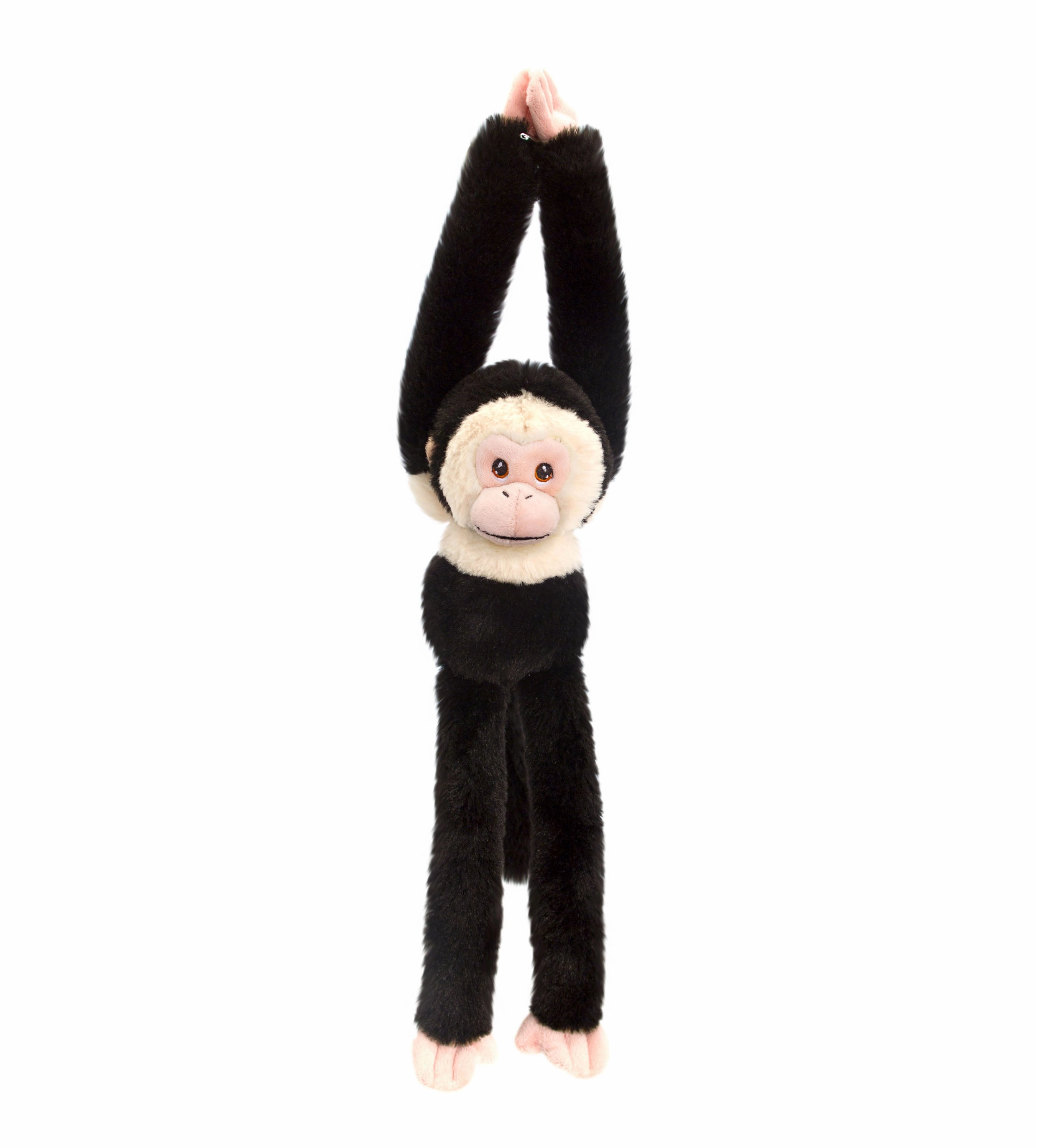 Keeleco 40cm Hanging Monkey Wild Animal Soft Toy - Assorted Designs (SINGLE)