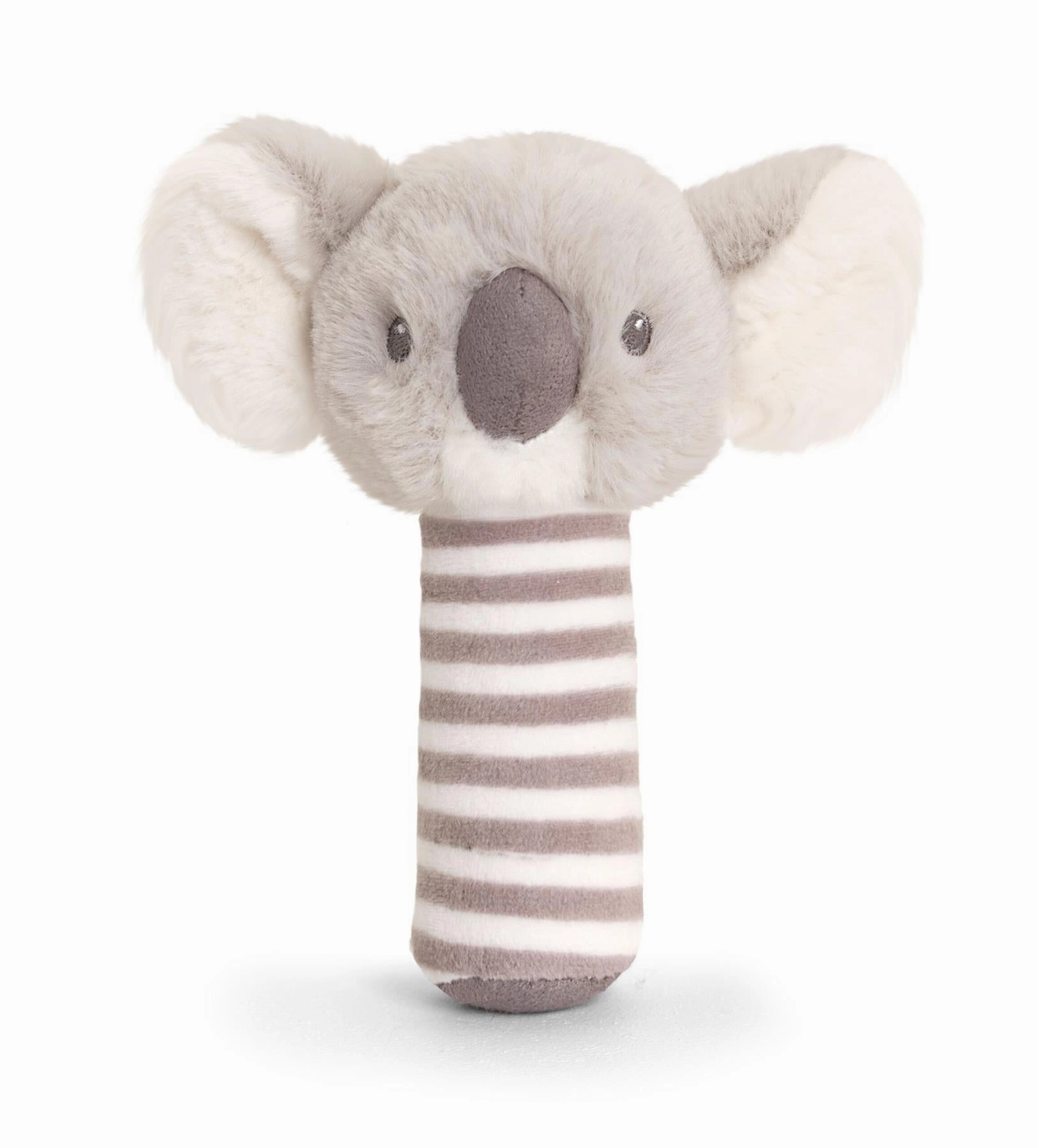 Keeleco Baby 14cm Cosy Koala Stick Rattle Soft Toy for Babies and Up