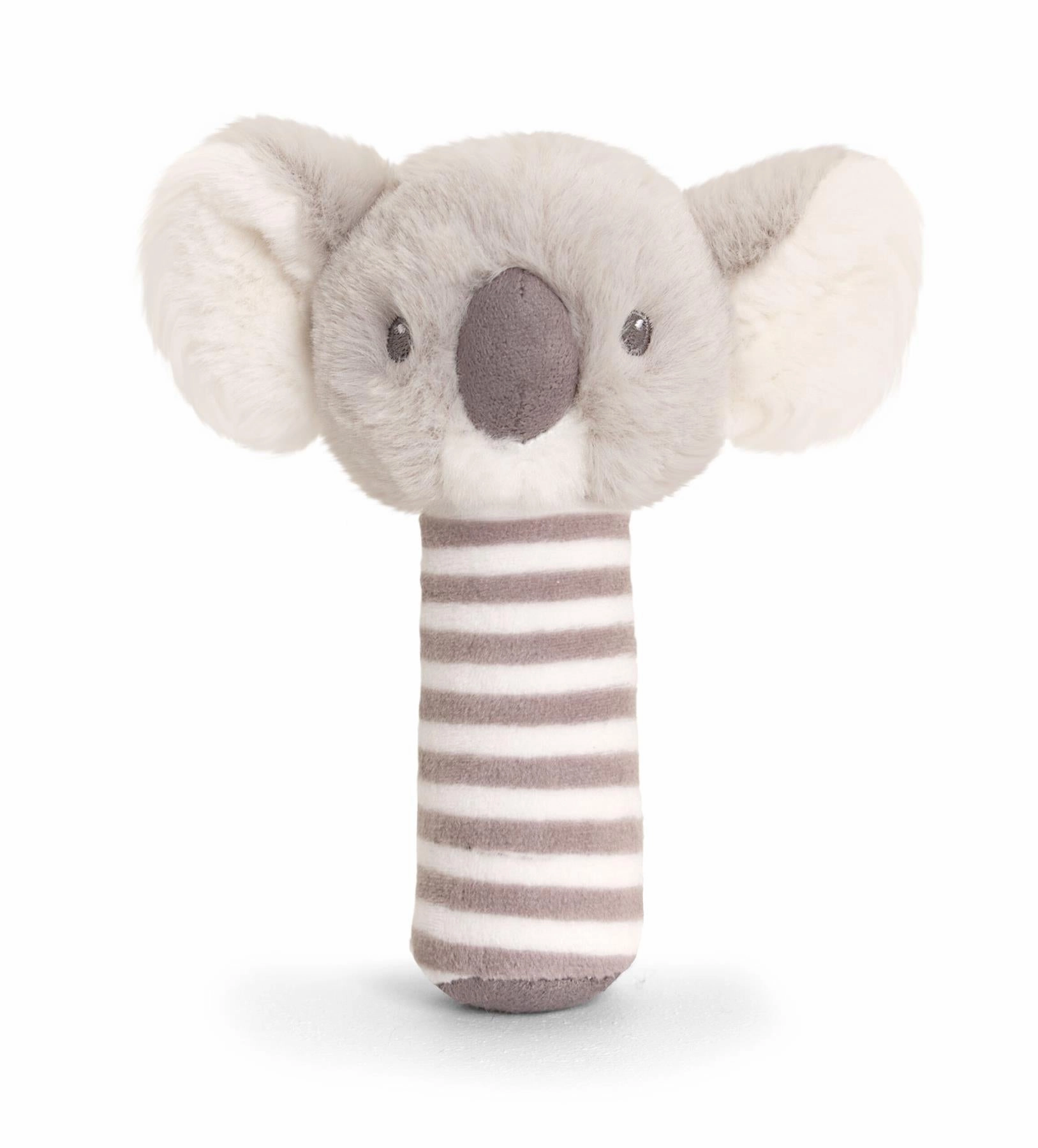 Keeleco Baby 14cm Cosy Koala Stick Rattle Soft Toy for Babies and Up