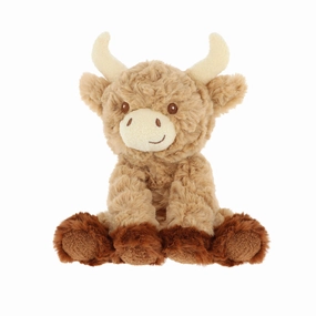 Keeleco Baby 15cm Hamish Highland Cow Soft Toy Suitable from Birth