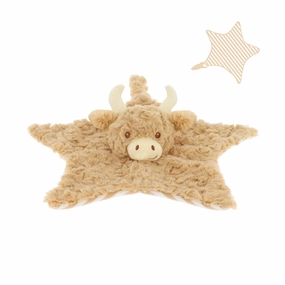 Keeleco Baby 32cm Hamish Highland Cow Soft Blanket Suitable from Birth