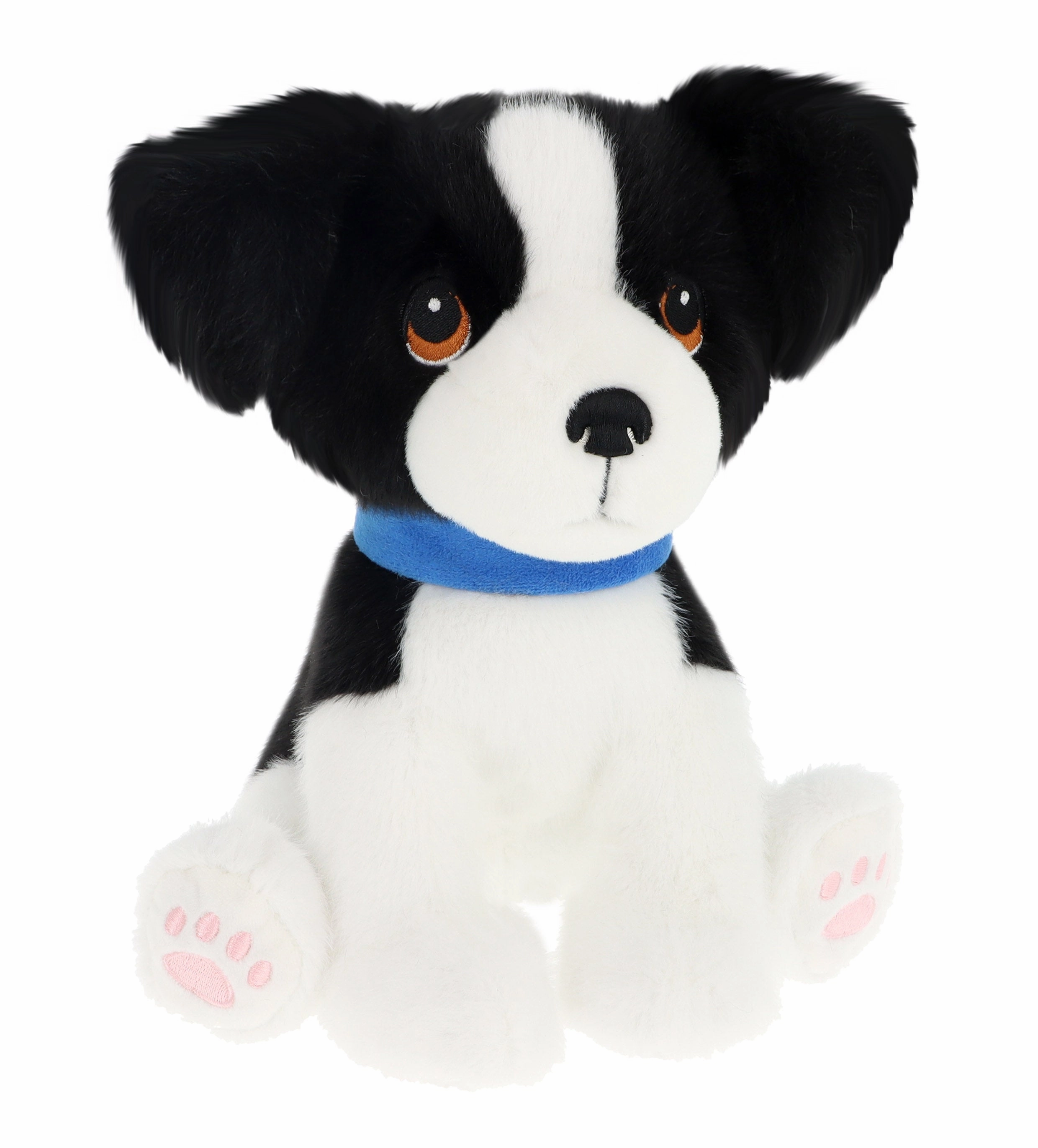 Keeleco Puppy Love 23cm Border Collie Puppy Soft Toy for All Ages
