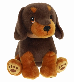 Keeleco Puppy Love 23cm Dachshund Recycled Puppy Soft Toy for All Ages