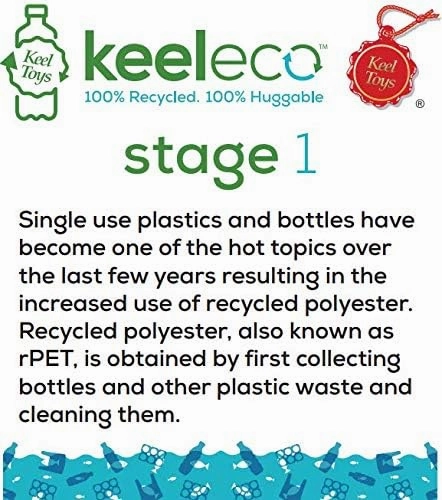 Keeleco Puppy Love 23cm Dalmatian Recycled Puppy Soft Toy for All Ages