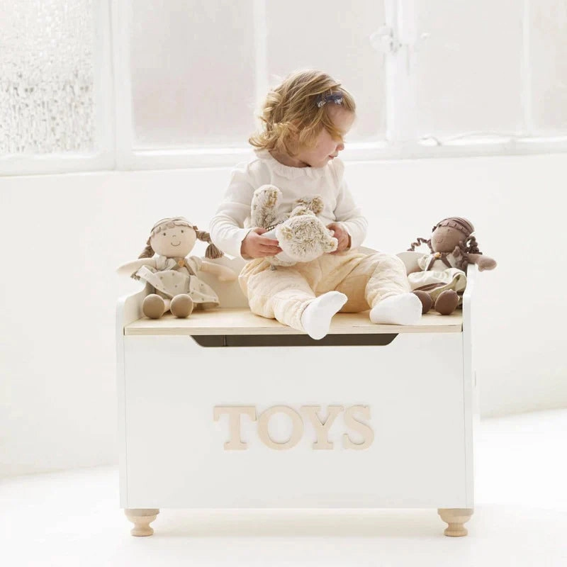 Kiddies Kingdom Wooden Toy Box Organisers For Ages 3 and Above