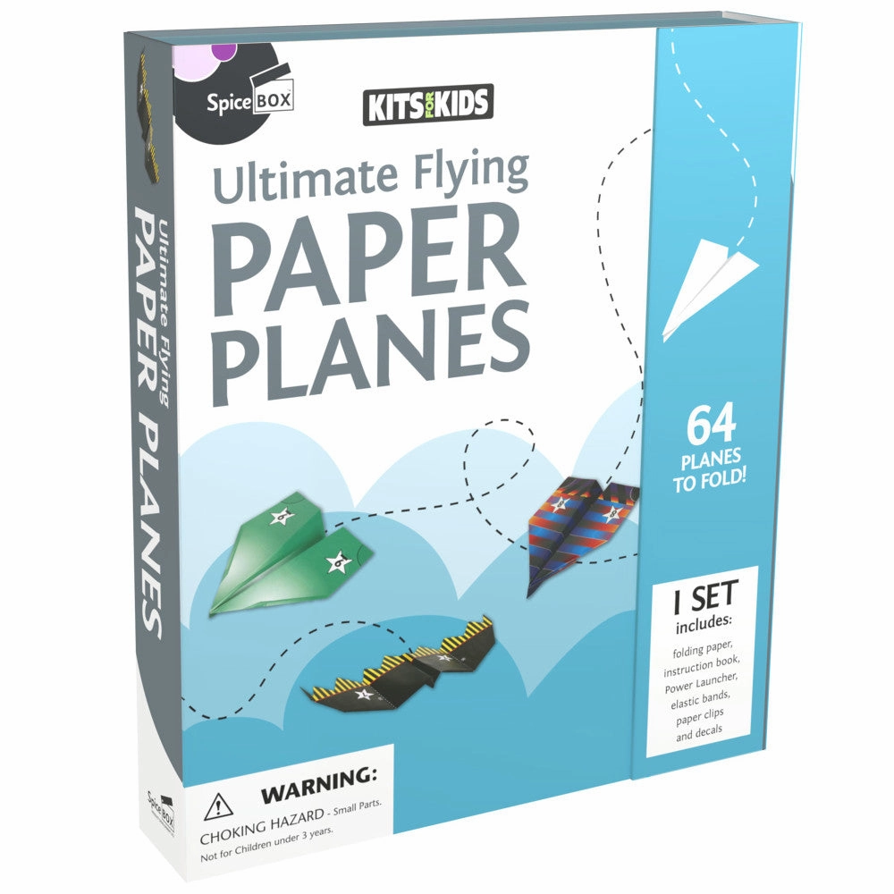 Kits For Kids: High-Flying Paper Plane Adventure Set, 8 