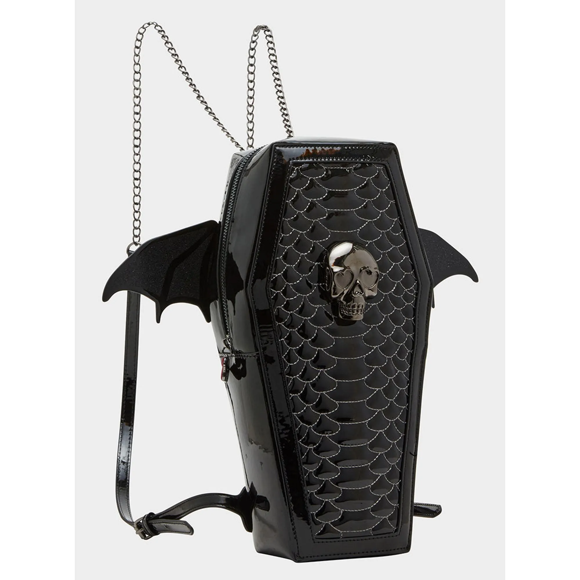 Kitsch Bat To The Bone Backpack Black Betsey Johnson Jewelry