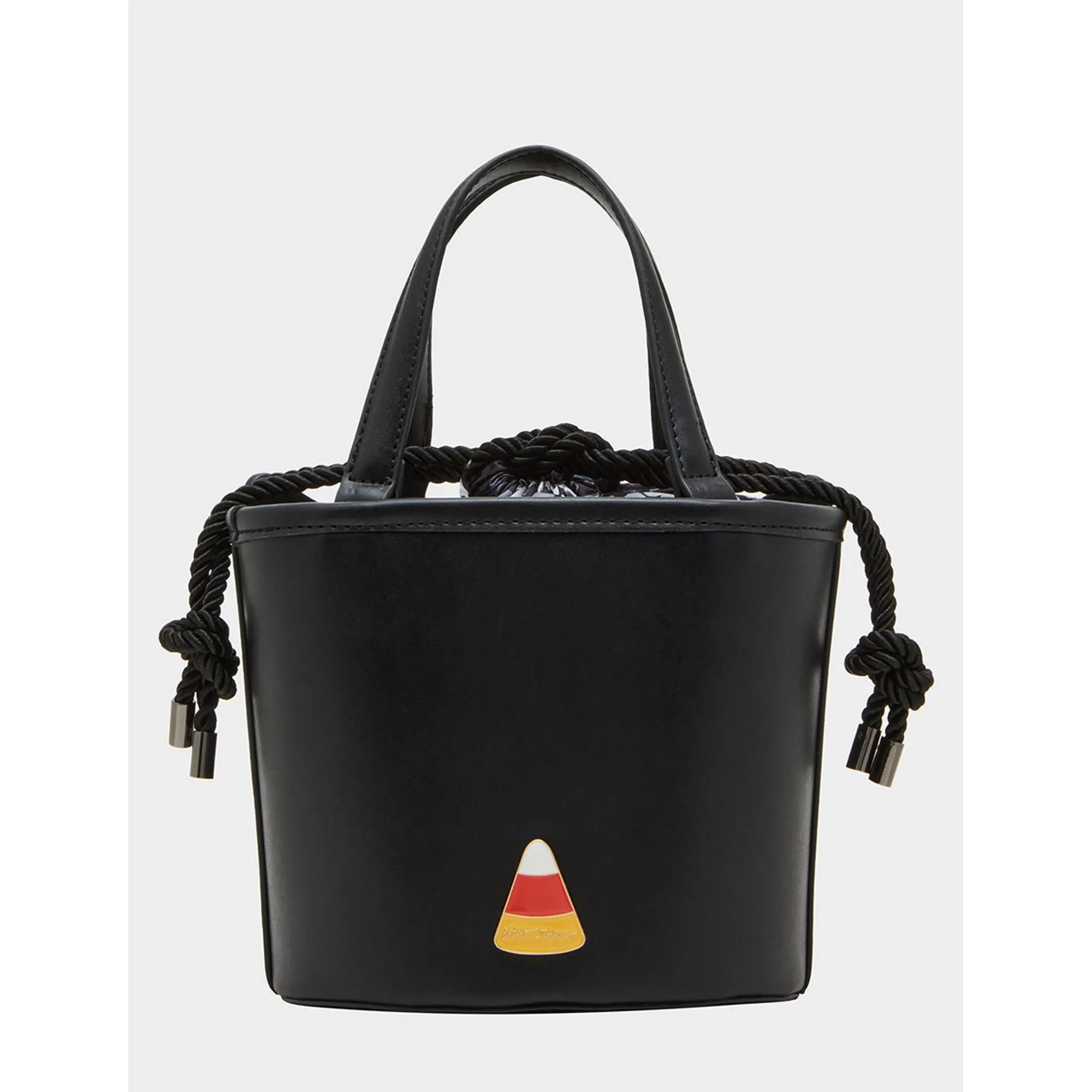 Kitsch Gimmie Candy Cat Bucket Bag Black Betsey Johnson Jewelry