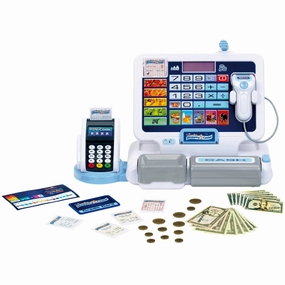 Klein Interactive Shopping Center Playset with Tablet & Cash Register - Kids Pretend Play, Ages 3 