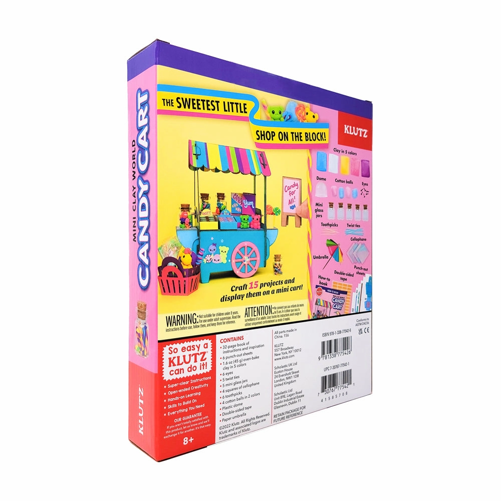 Klutz Mini Clay World Candy Cart Creative Clay Kit