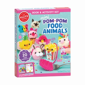 Klutz Mini Pom-Pom Food Animals Craft Kit
