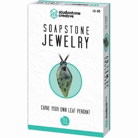Leaf Pendant Soapstone Jewelry