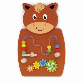 Learning Advantage Horse Activity Wall Panel - Interactive Toddler Learning Center