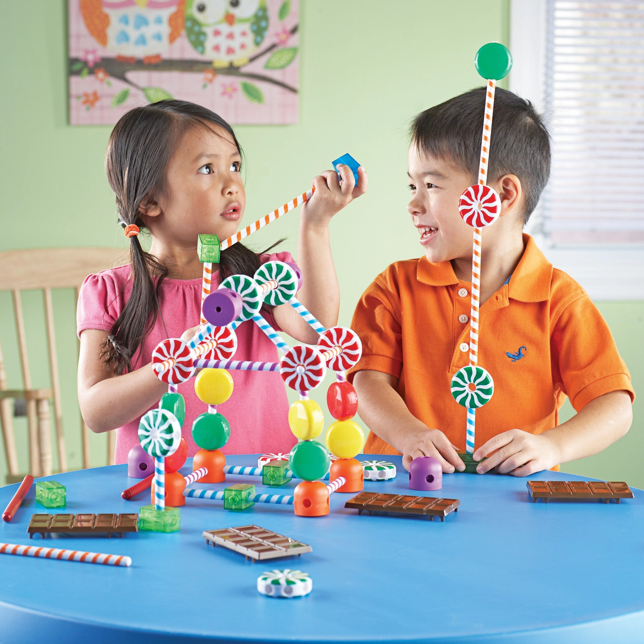 Learning Resources Candy Construction Building Set - 90 Pieces