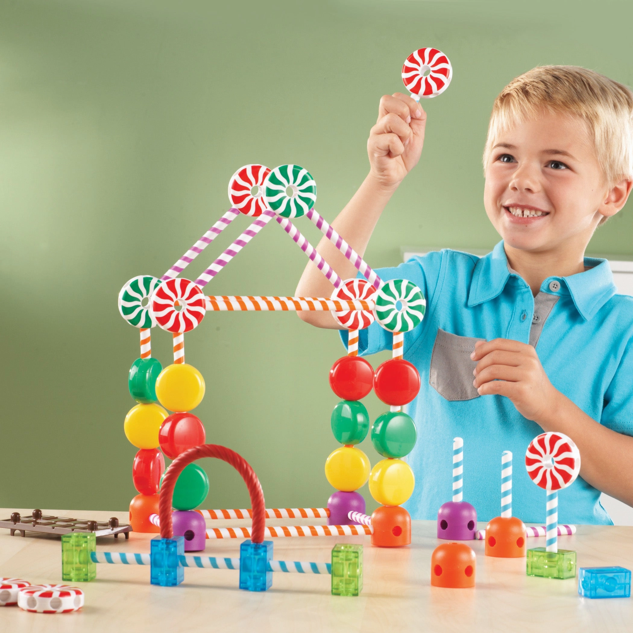 Learning Resources Candy Construction Building Set - 90 Pieces