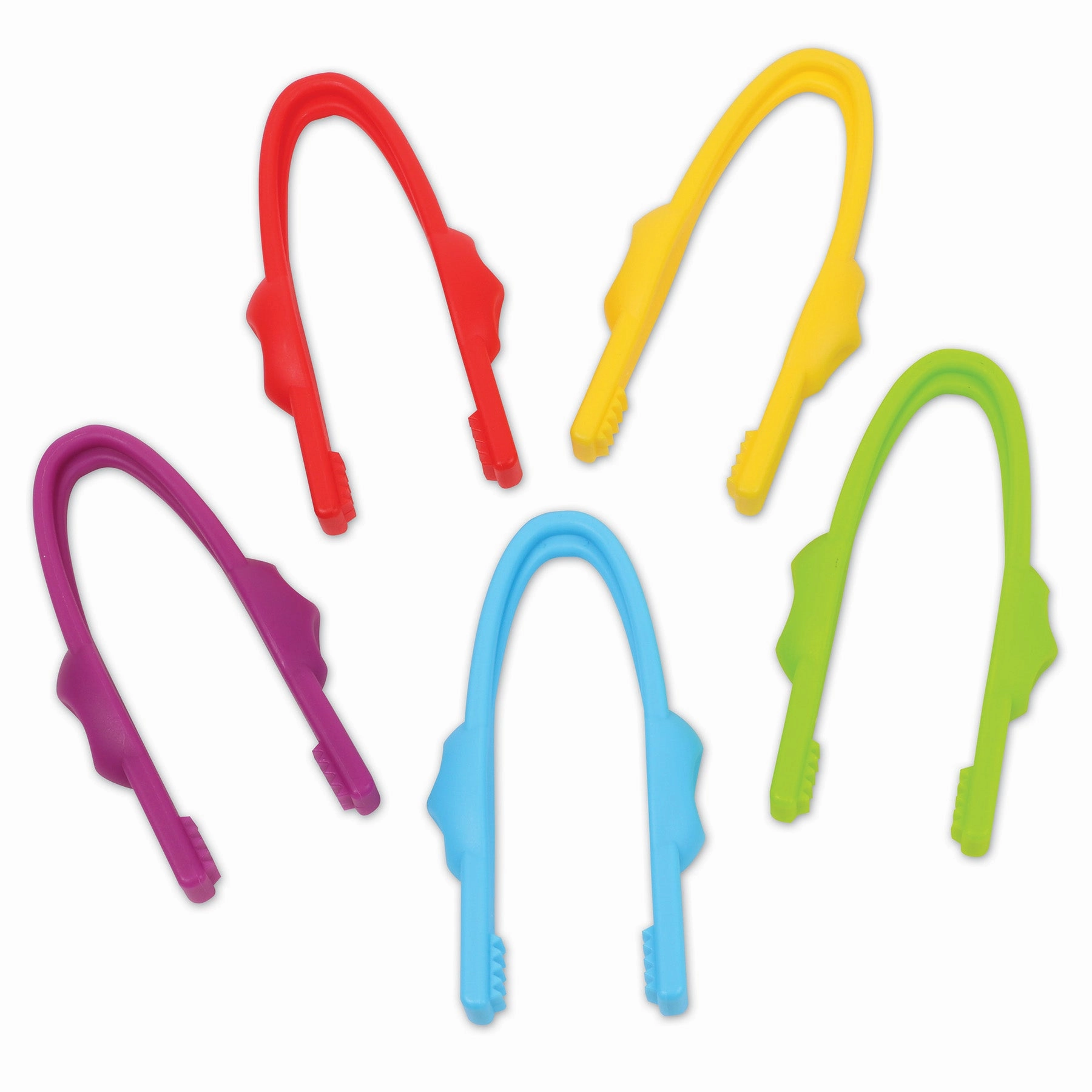 Learning Resources Easy Grip Preschool Tweezers - Colorful Learning Tools - Pack of 12