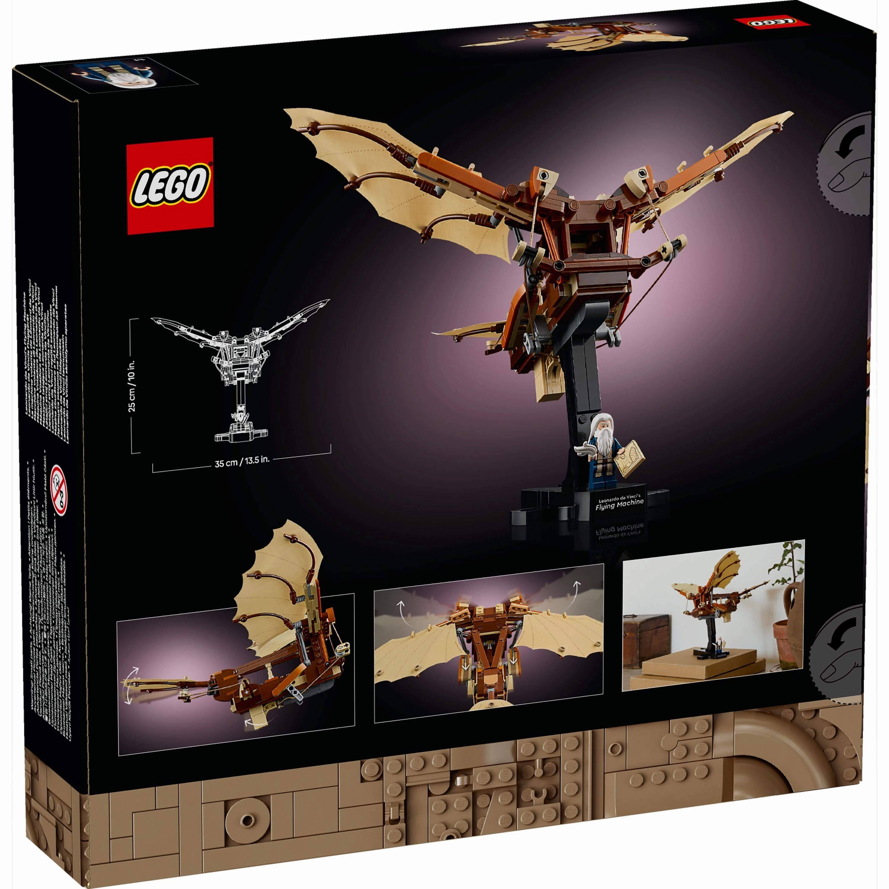 LEGO 10363 Icons Leonardo da Vincis Flying Machine