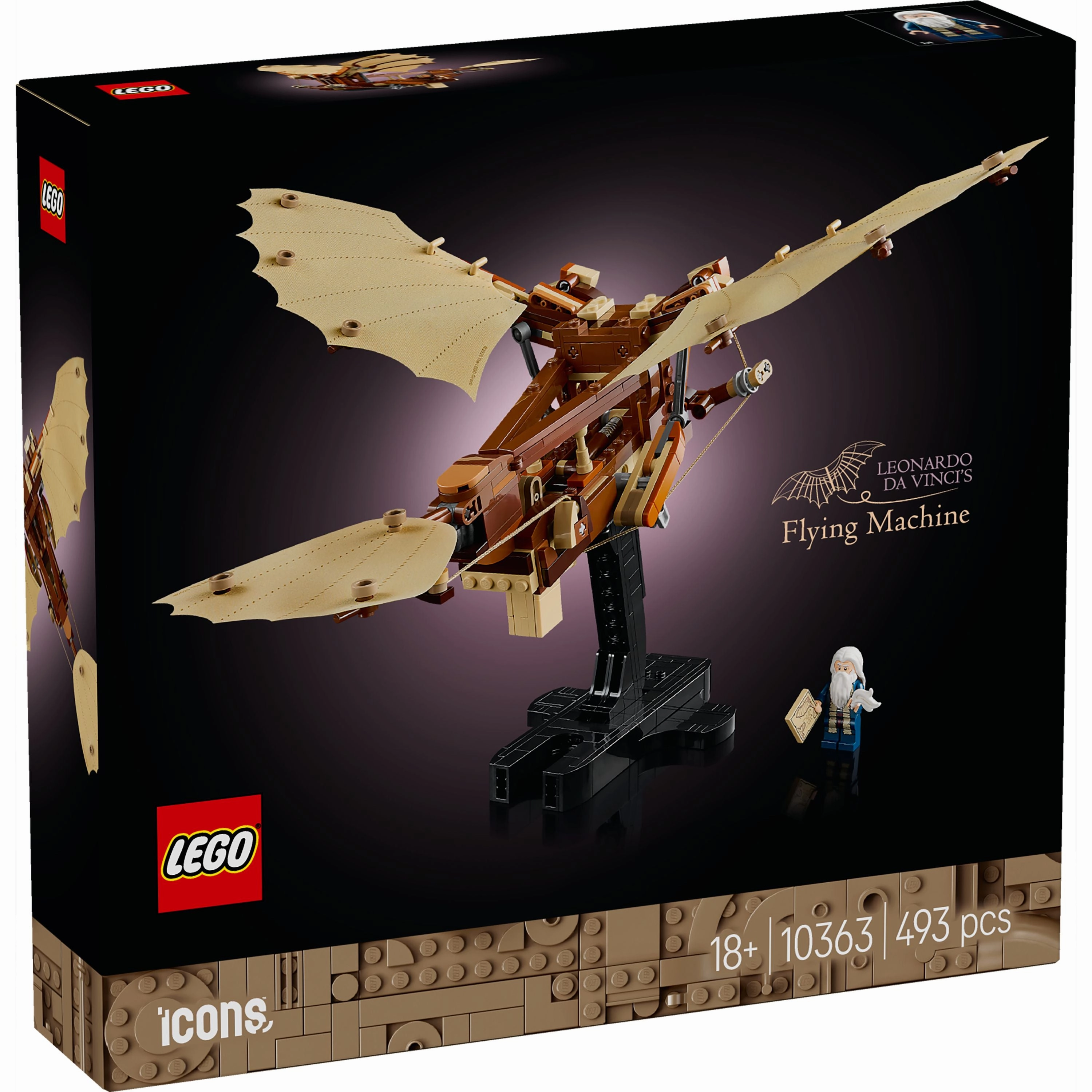 LEGO 10363 Icons Leonardo da Vincis Flying Machine