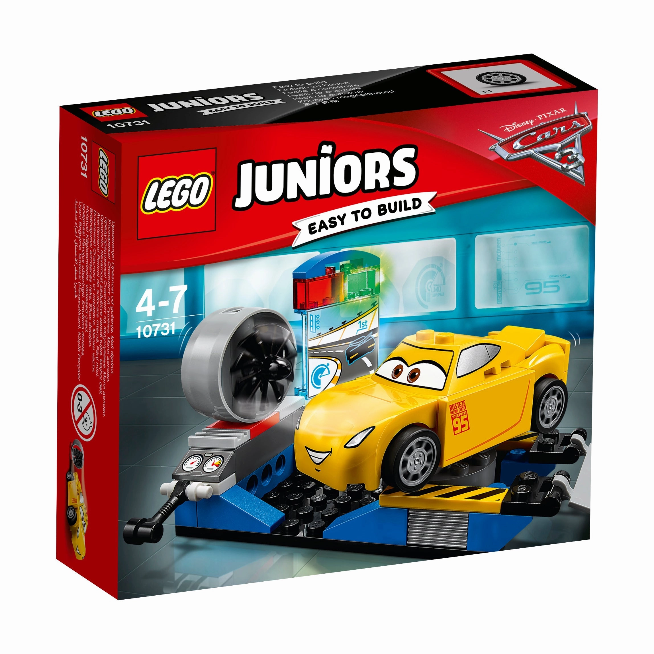 LEGO 10731 Juniors Disney Cars Cruz Ramirez Race Simulator
