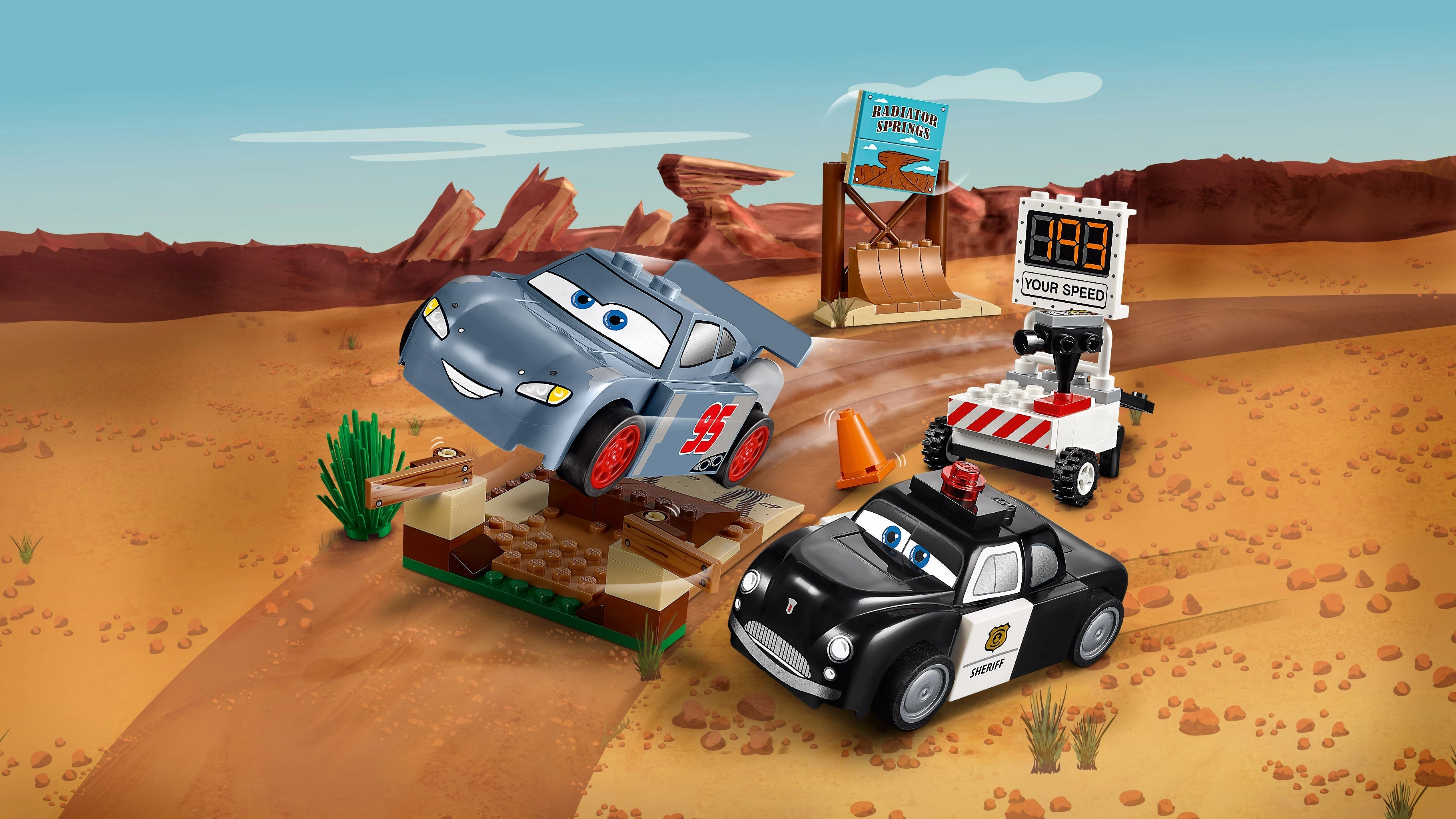 LEGO 10742 Juniors Disney Cars Willy's Butte Speed Training